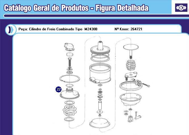 Tapa camara emergencia spring brake bendix 7" - Vista 2