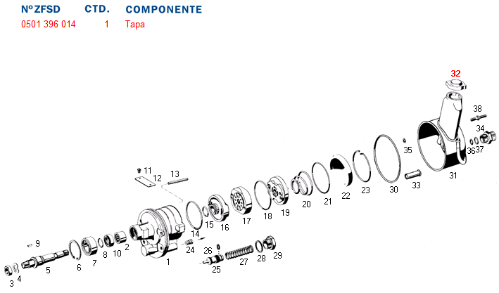 Tapa deposito liquido dir. hid. (c/medidor) 7673 -gm- - Imagen principal