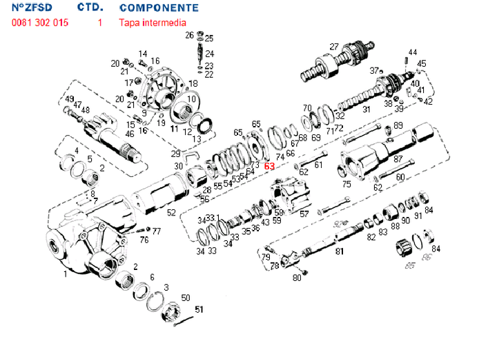 Tapa int. caja dir. hid. 8062/8065              ant. 8062/002/127 - Imagen principal