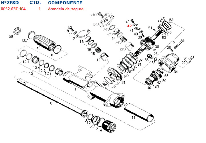 Arandela cd seguro valvulas de comando 8053 ford gm - Imagen principal