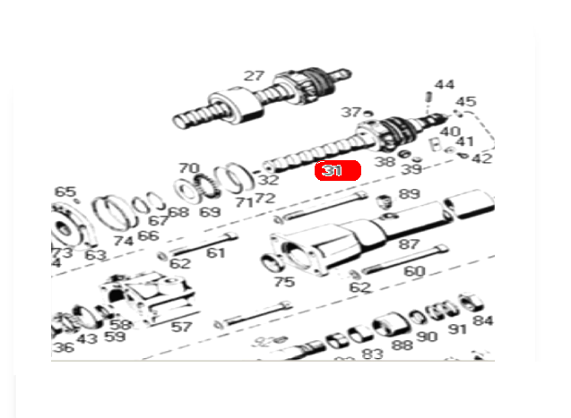 Sin fin caja direccion hid. 8062-8063 m. benz - Imagen principal