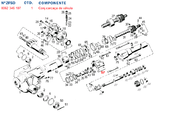 Carcaza de valv. sin fin - Imagen principal