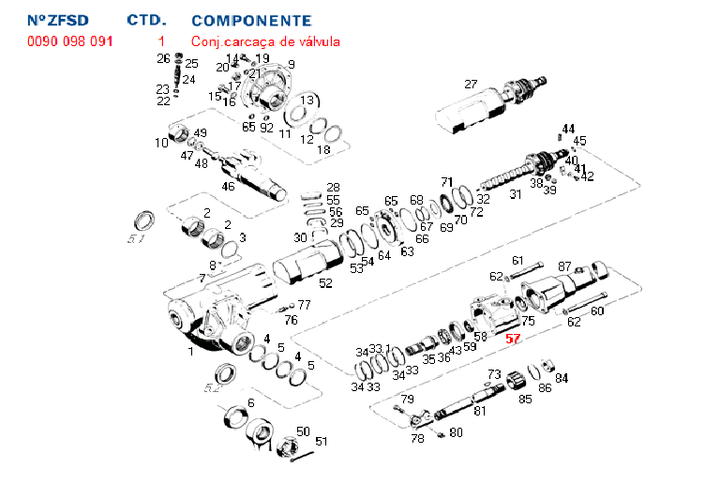 Carcaza direccion valv. sin fin - Imagen principal