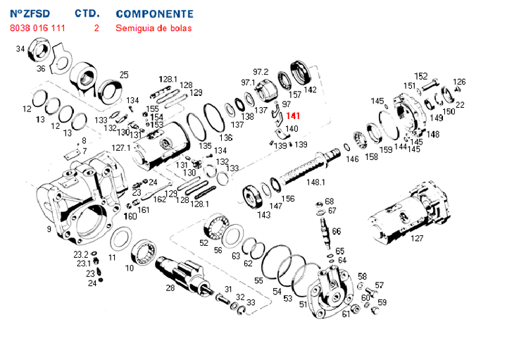 Tubo bipartido 8044 scania - Imagen principal