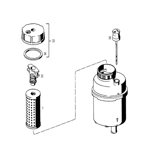 Deposito direccion hidrau (completo) m.benz 709 - Imagen principal