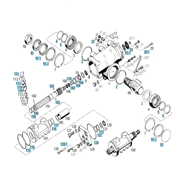 Rep caja dir hidraulica 8097 - Imagen principal