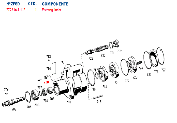 Reduccion bomba hidr 7673                     ant. 0081/34 - Imagen principal
