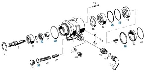 Rep bomba dir hidraulica comp. m. benz fpn - Imagen principal