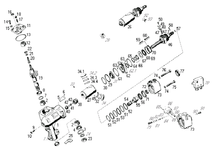 Caja dir hid ford f-1000-2000-4000  92/ac - Imagen principal