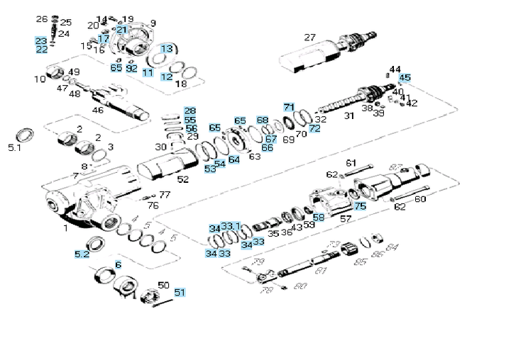 Rep caja dir hidraulica m. benz 370     ant. 0090/298/261 - Imagen principal