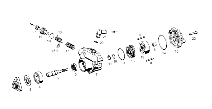 Bomba dir hid vw logus  escort                ant. 7691/955/901 - Imagen principal
