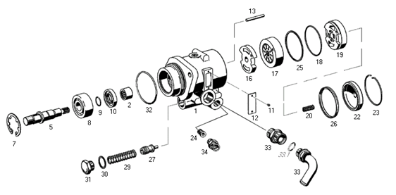 Bomba dir hid vw 7100/8100                    ant. 7673/955/989 - Imagen principal