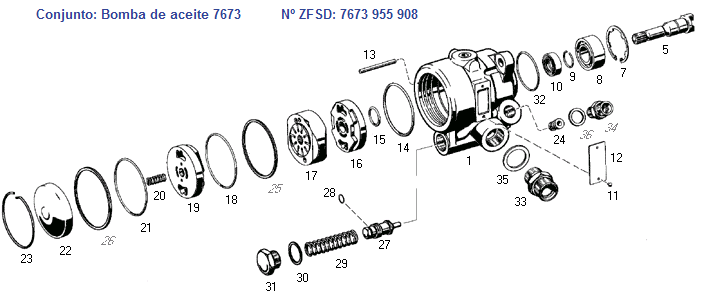 Bomba dir hid mb s/polea (usa) - Imagen principal