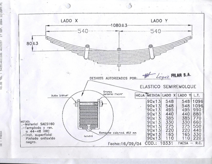 Mazo elastico completo para zorra y semirremolque. - Imagen principal