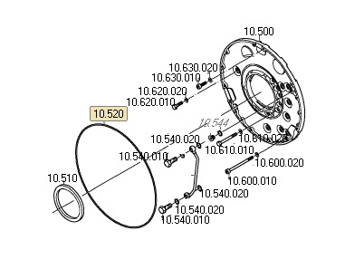 O'ring placa cubierta c.c.aut. - Imagen principal