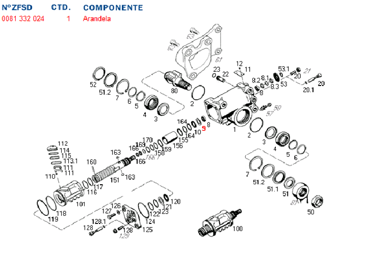 Arandela cd de tope grapodina caja dir. hid. 8090 - Imagen principal