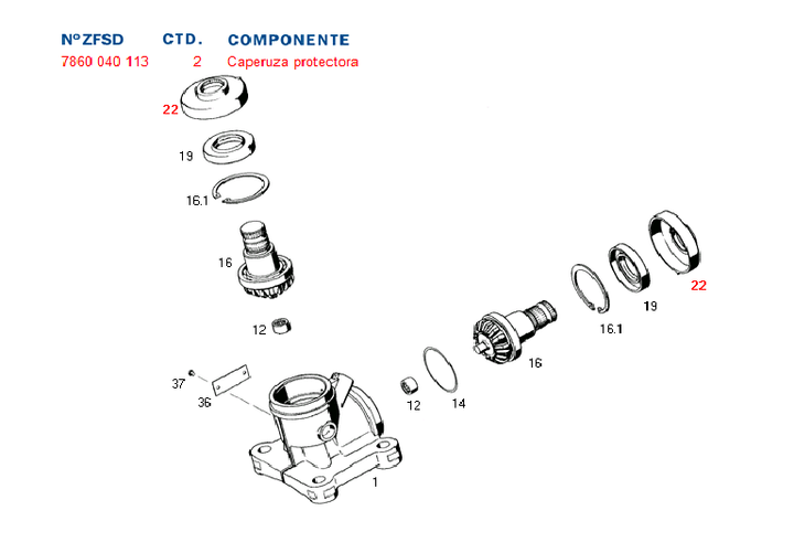 Capuchon caja angular 7860 - Imagen principal