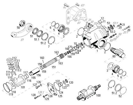 Caja dir hid m.benz 1214 - Imagen principal