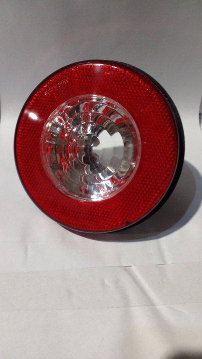 Faro marcha atras cristal redondo aro rojo 125mm s/tor. i/d - Imagen principal