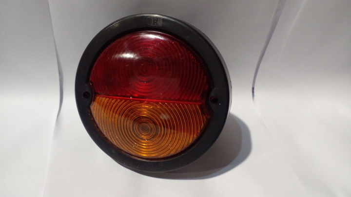 Faro trasero ambar rojo redondo c/3 p/lampara t/randon i/d - Imagen principal