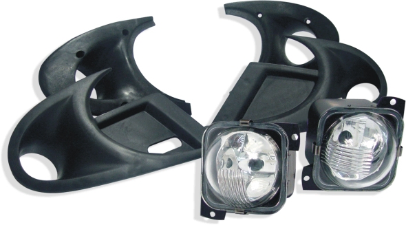 Faro aux/caminero p/golpe niebla cristal jgo - Imagen principal