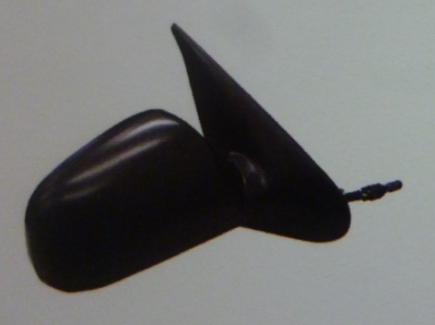 Espejo ext negro c/cable der - Imagen principal