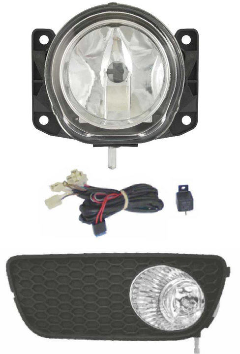 Faro aux/caminero p/golpe cristal c/interruptor s/led c/rejilla j - Imagen principal