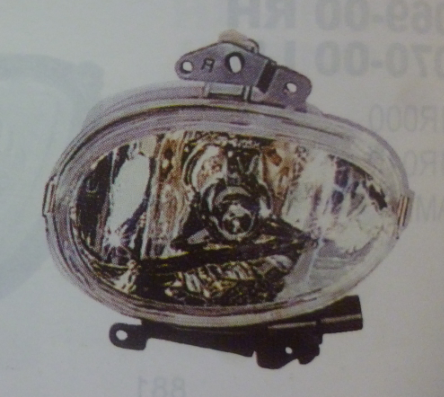 Faro aux/caminero p/golpe niebla cristal der - Imagen principal