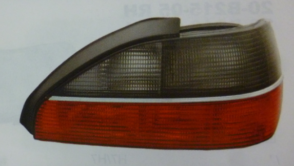 Faro trasero rojo negro 4 ptas. c/vira izq - Imagen principal