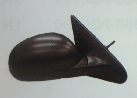 Espejo ext negro c/cable der - Imagen principal