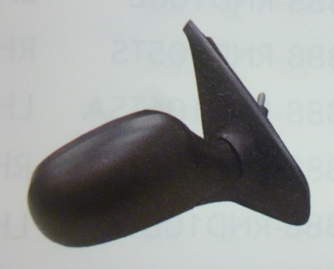 Espejo ext negro c/cable izq - Imagen principal