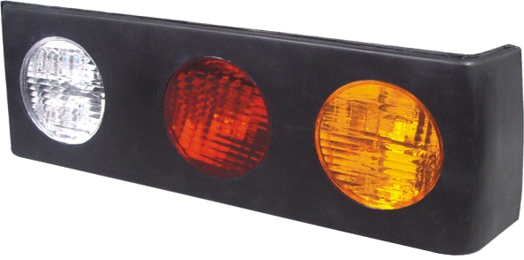 Tunning faro trasero 3 focos f/negro der - Imagen principal