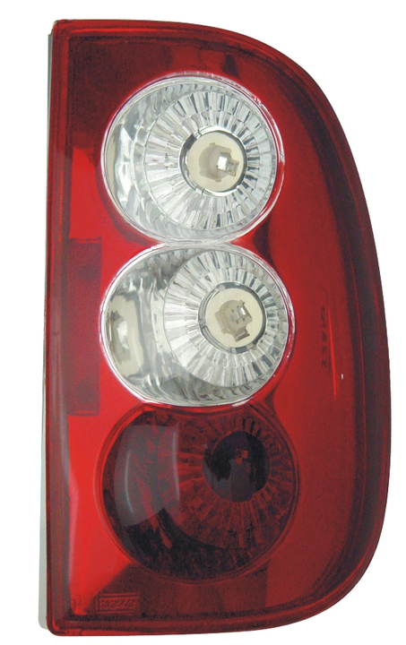 Tunning faro trasero cristal/rojo 3 focos der - Imagen principal