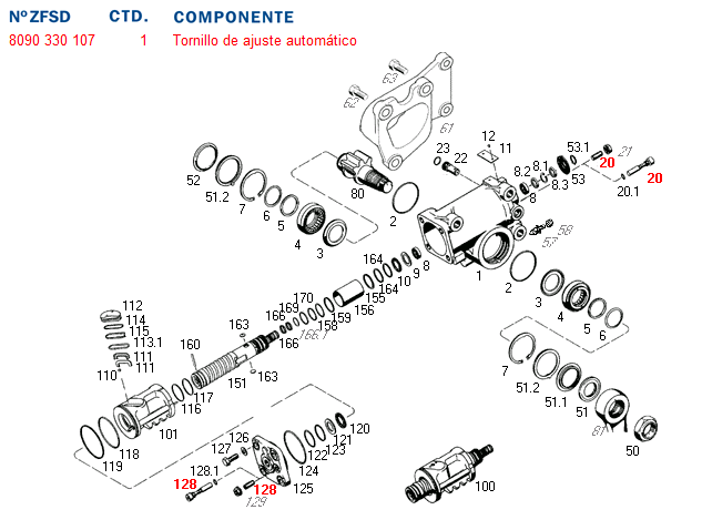 Tornillo reg. fin de curso c.d.h. 8090 - Imagen principal