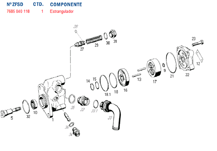 Camisa direccion restriccion bomba 7 - Imagen principal