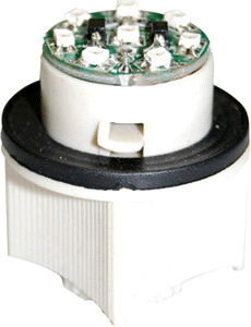 Lampara led amarilla c/p.lamparas 020 1 polo 24v i/d - Imagen principal