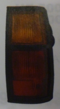 Faro trasero ambar rojo m/negro der - Vista 2