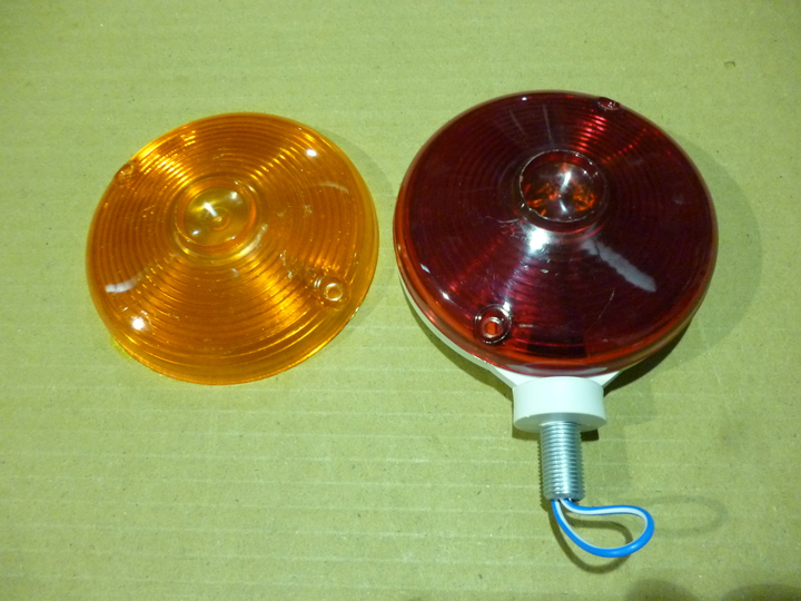 Señalero g/barro redondo ambar/rojo doble faz i/d - Imagen principal