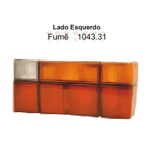 Faro trasero rojo fume acril. izq - Imagen principal