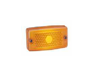 Acrilico señ. lateral rectang. ambar i/d - Imagen principal