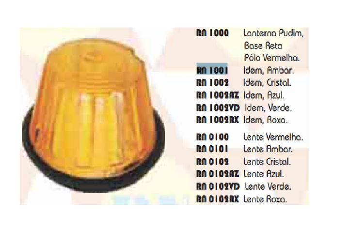 Faro lateral ambar budin base plana i/d - Imagen principal