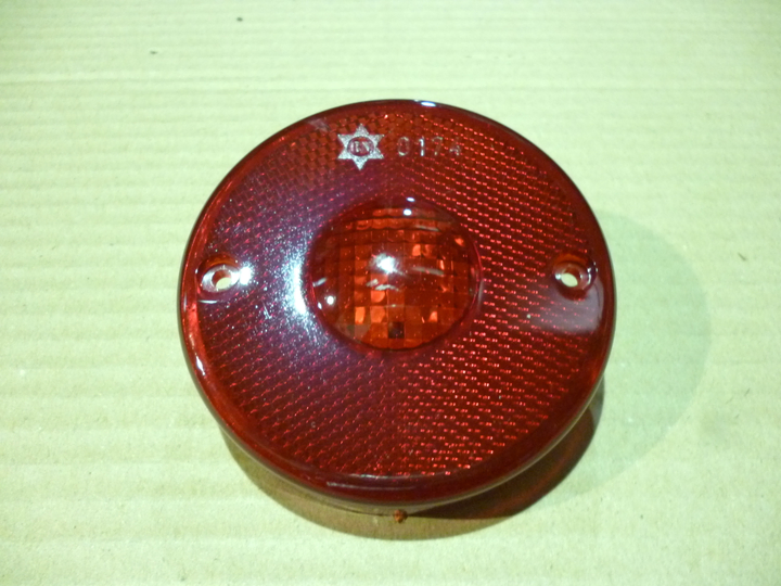 Acrilico f. lateral redondo rojo 88mm retrolateral randon i/d - Imagen principal