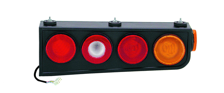 Faro trasero modular 4 focos + lat.24v trasnp. t/randon der - Imagen principal