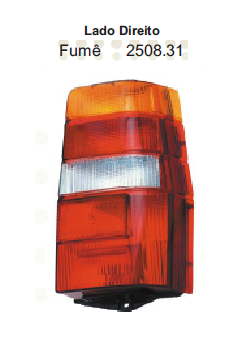 Faro trasero rojo fume acril. der - Imagen principal