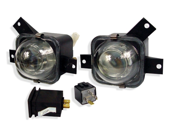 Faro aux/caminero p/golpe niebla cristal jgo - Imagen principal