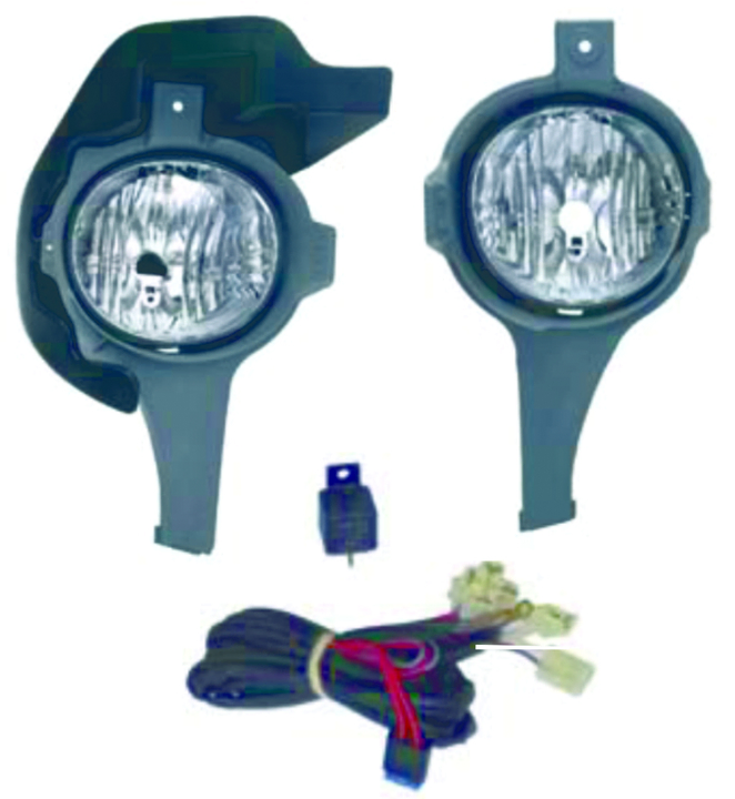 Faro aux/caminero aux p/golpe cristal c/interruptor s/led jgo - Imagen principal