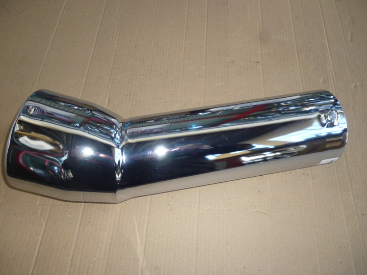 Colita escape curvo largo 4"1/2 cromado sc 113/114 - Imagen principal