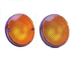 Faro trasero redondo ambar 124mm 2tor. i/d - Imagen principal
