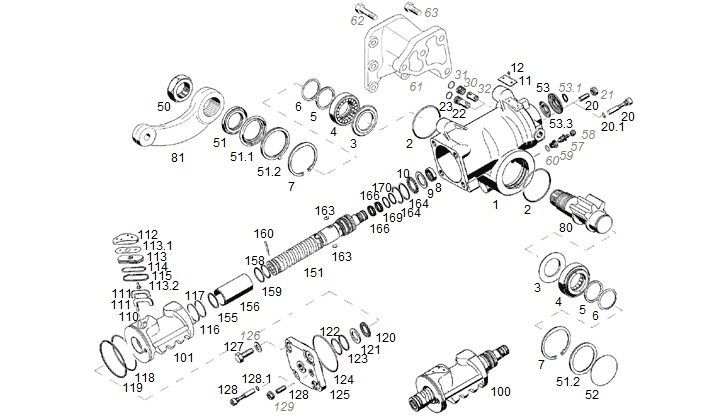 Caja dir hid 8095 agrale mt 15 - Imagen principal