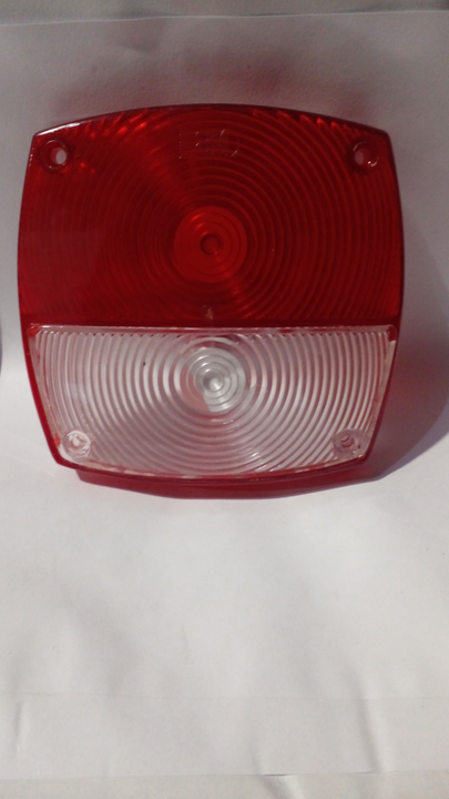 Acrilico f. trasero cuadrado rojo/cristal lente alto i/d - Imagen principal